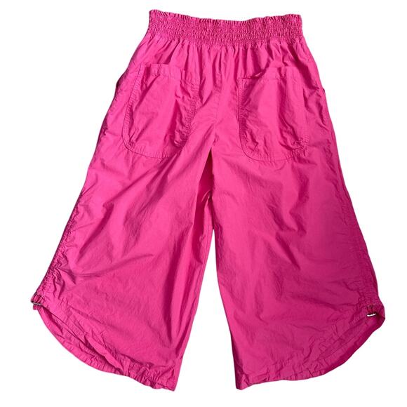 Anthropologie Ruched Poplin Parachute Pants Pink Size Large - Picture 7 of 12
